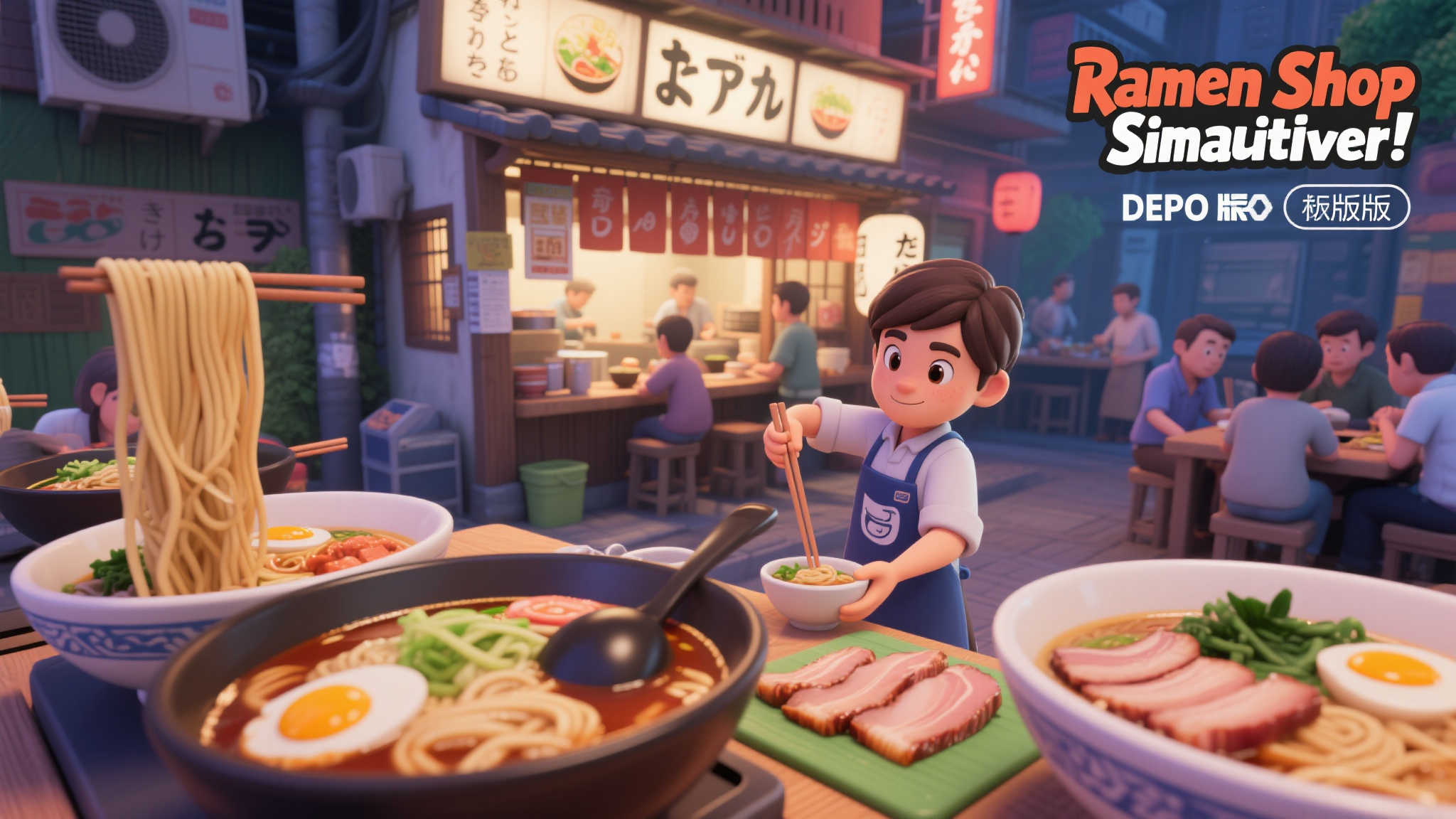 《拉面店模拟器:Ramen Shop Simulator》试玩版正式发布 《拉面店模拟器:Ramen Shop Simulator》试玩版正式发布